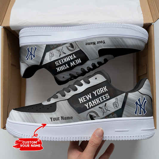 Ideafootwear New York Yankees NFL Air Low-Top Sneakers Shoes For Men And Women