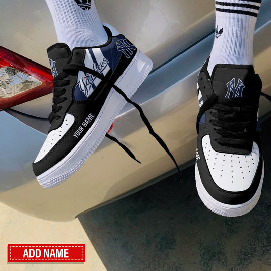 Ideafootwear New York Yankees NFL Air Low-Top Sneakers Shoes For Men And Women