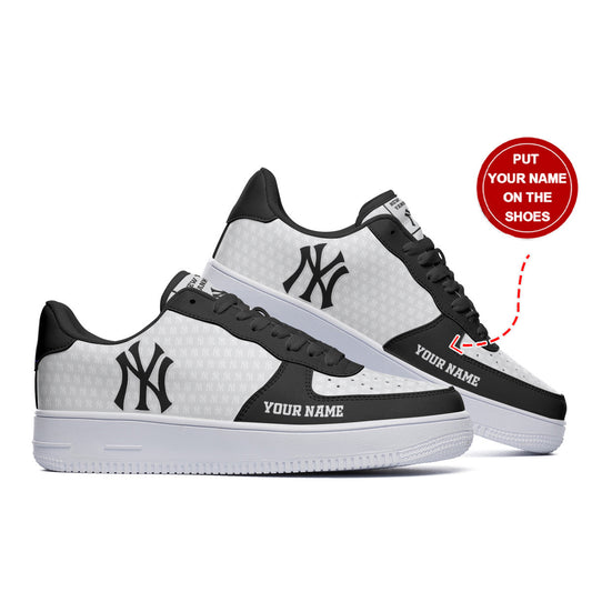 Ideafootwear New York Yankees NFL Air Low-Top Sneakers Shoes For Men And Women