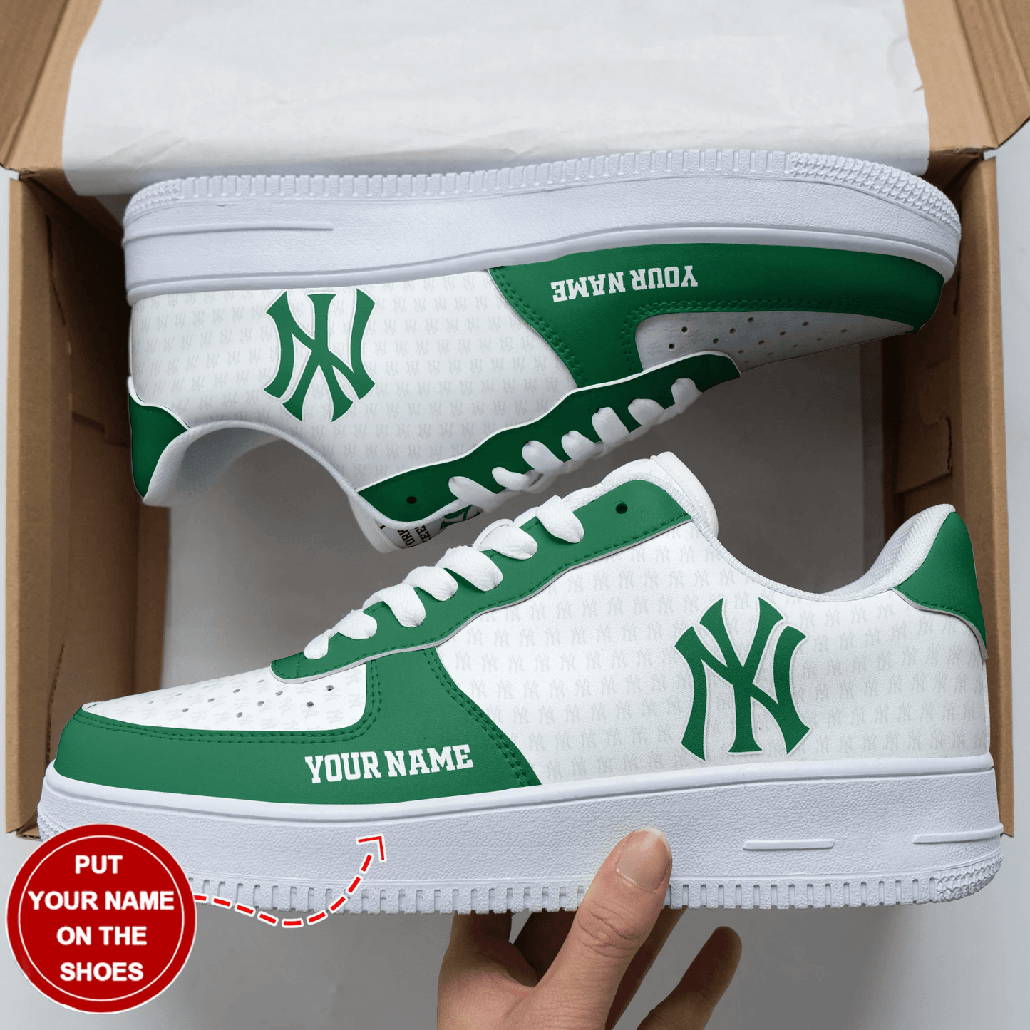 Ideafootwear New York Yankees NFL Air Low-Top Sneakers Shoes For Men And Women