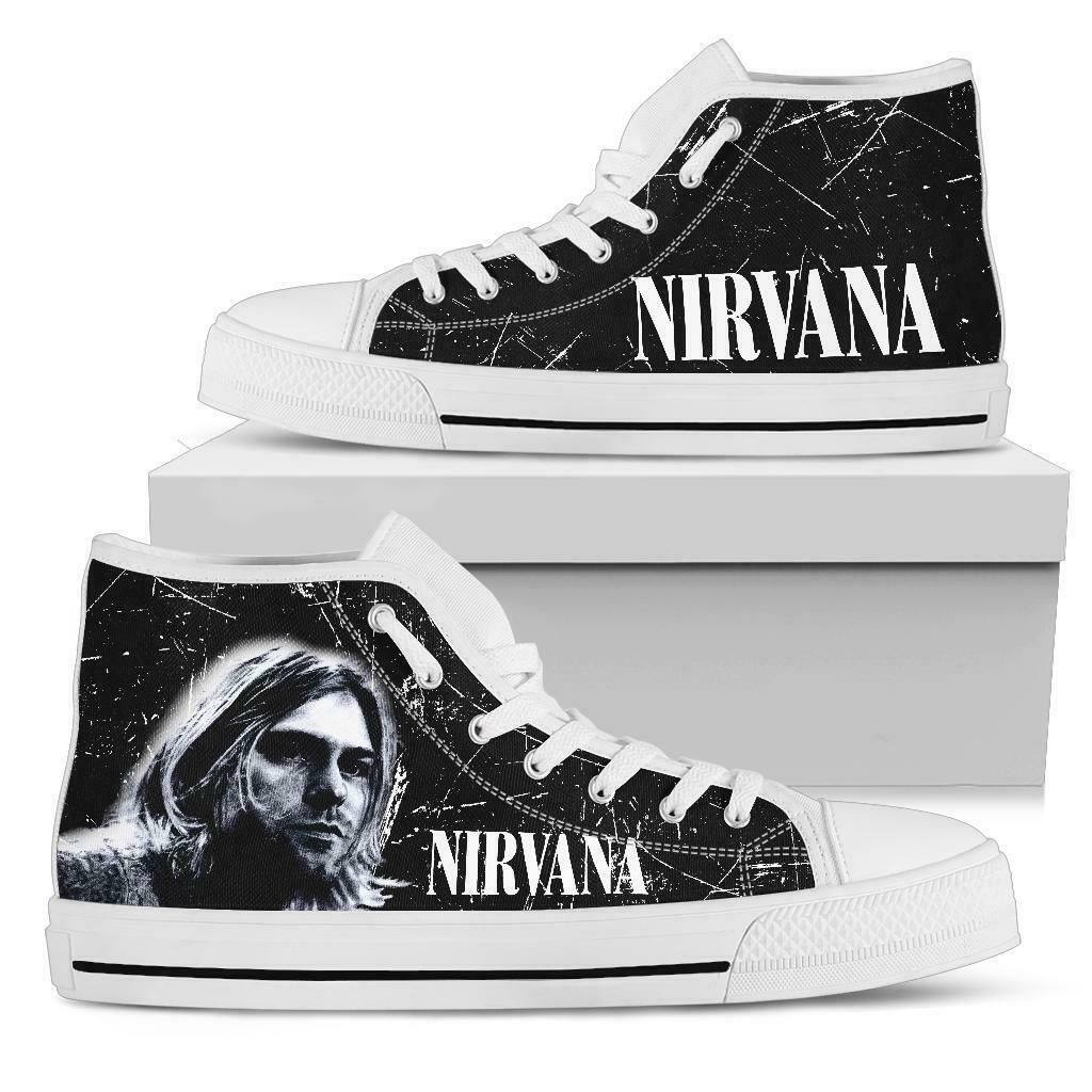 Ideafootwear Nirvana High Top Canvas Sneakers Shoes For Men And Women