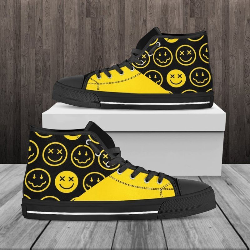 Ideafootwear Nirvana High Top Canvas Sneakers Shoes For Men And Women