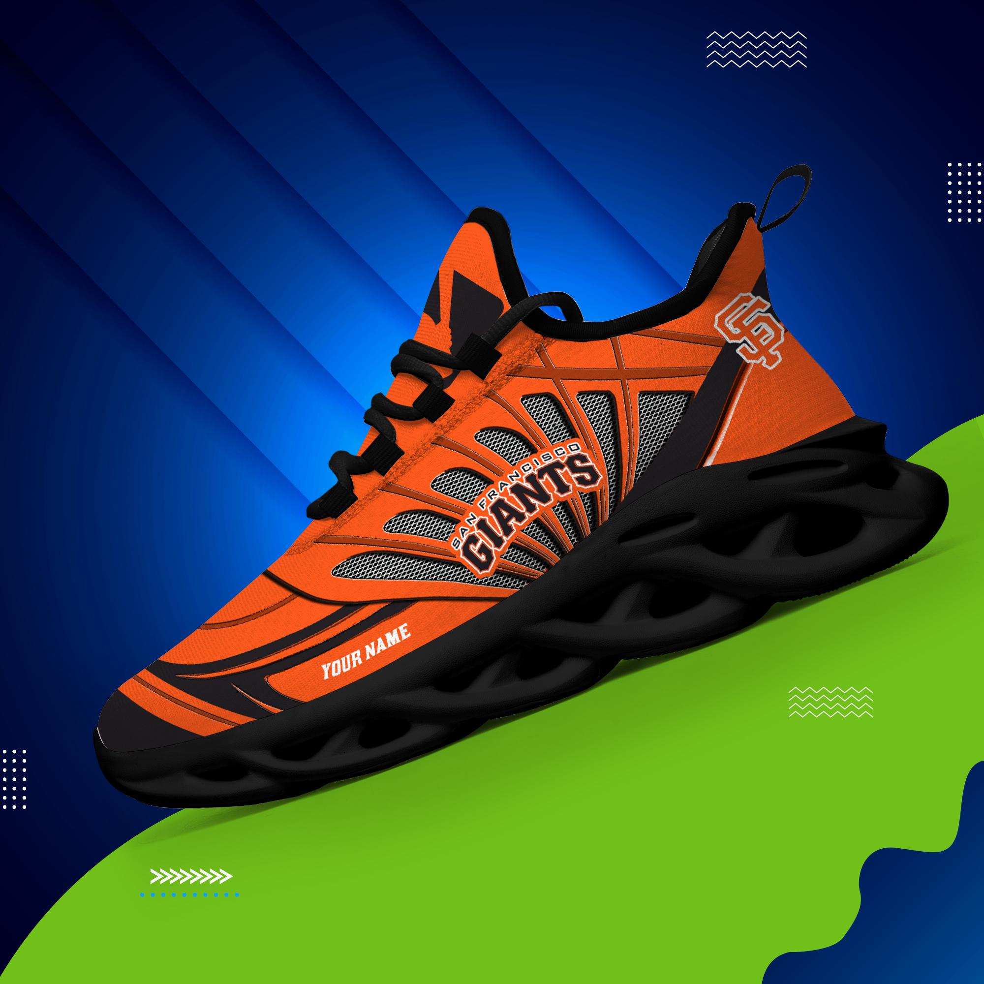 Ideafootwear San Francisco Giants Max Soul Shoes Sneakers For Men And Women