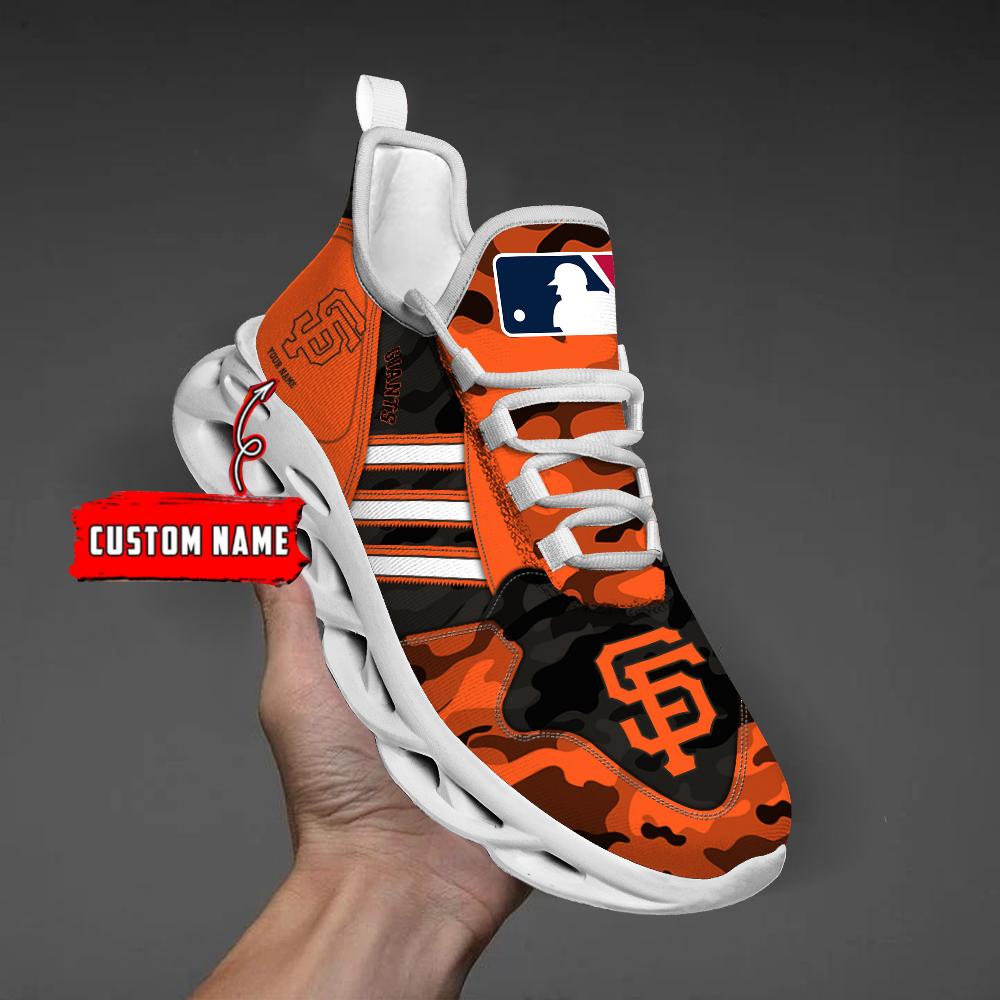 Ideafootwear San Francisco Giants Max Soul Shoes Sneakers For Men And Women