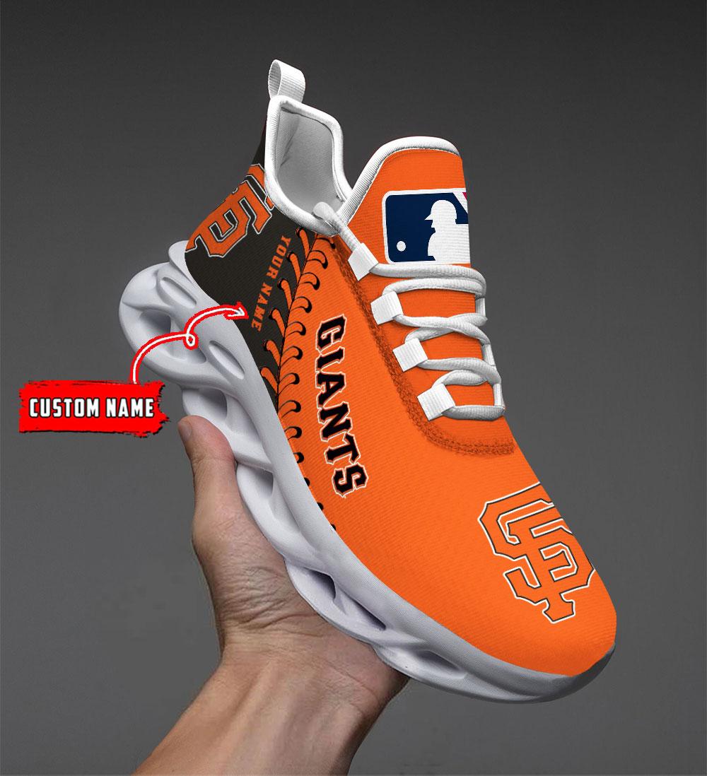 Ideafootwear San Francisco Giants Max Soul Shoes Sneakers For Men And Women
