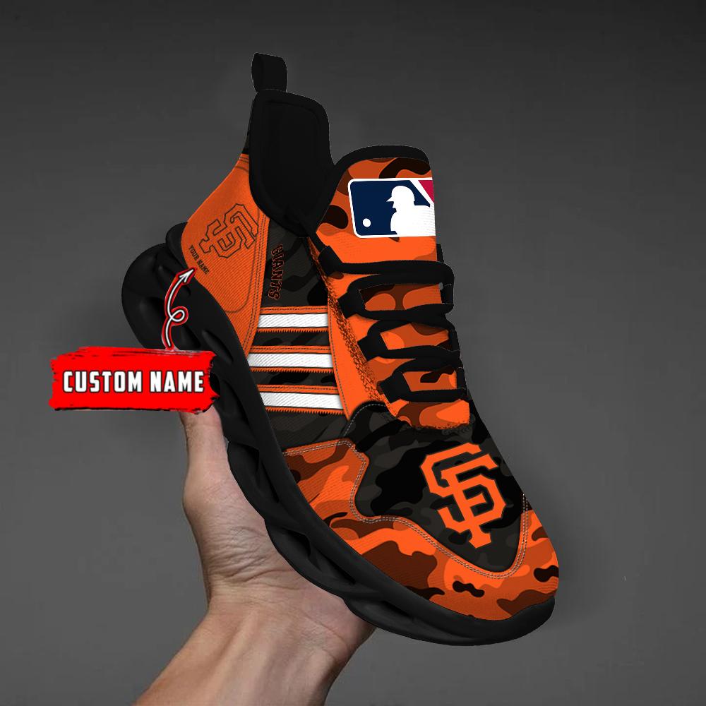 Ideafootwear San Francisco Giants Max Soul Shoes Sneakers For Men And Women