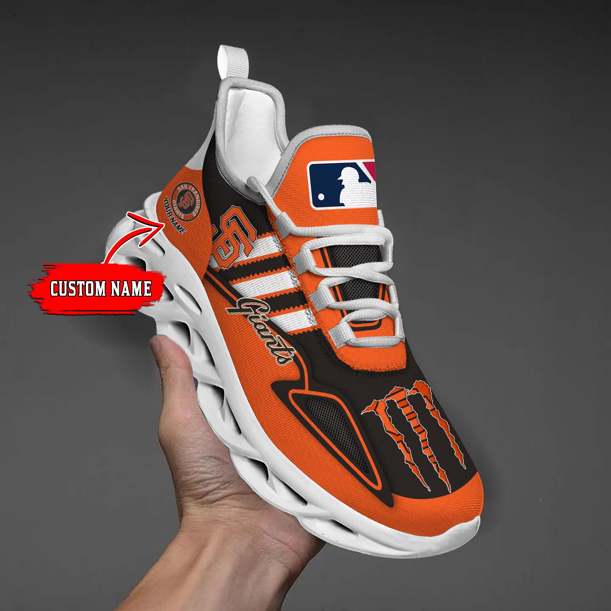 Ideafootwear San Francisco Giants Max Soul Shoes Sneakers For Men And Women
