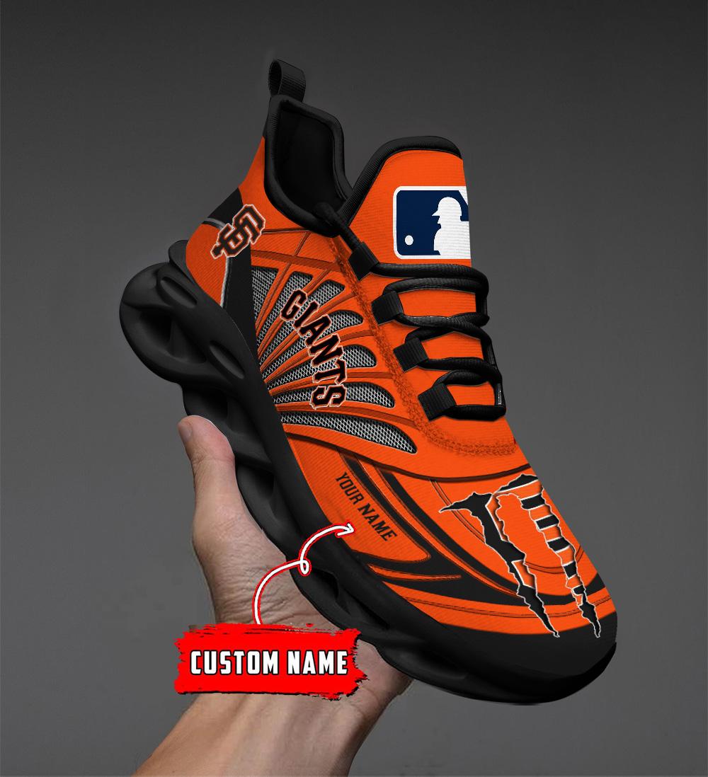 Ideafootwear San Francisco Giants Max Soul Shoes Sneakers For Men And Women