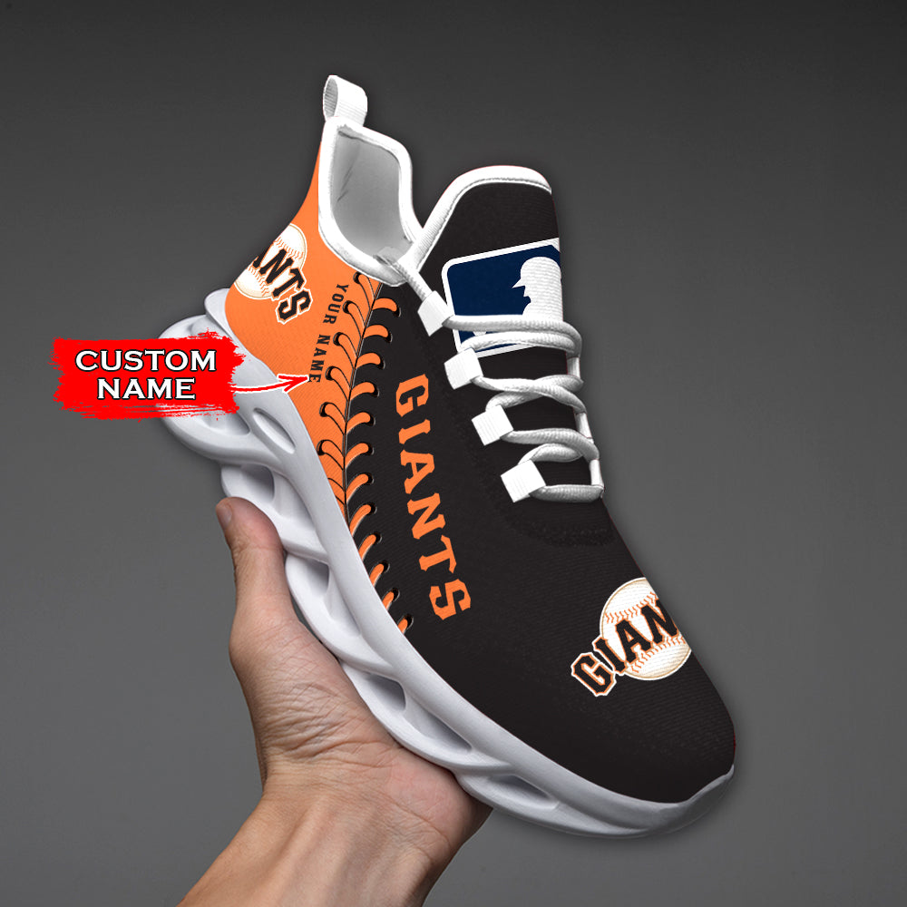 Ideafootwear San Francisco Giants MLB Max Soul Shoes Sneakers For Men And Women