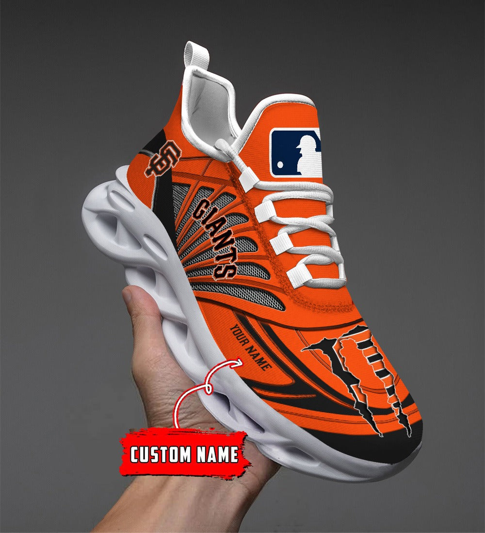 Ideafootwear San Francisco Giants MLB Max Soul Shoes Sneakers For Men And Women