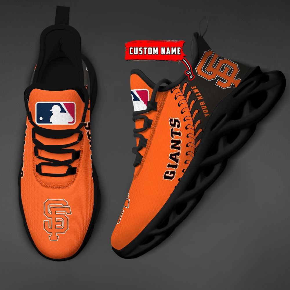 Ideafootwear San Francisco Giants MLB Max Soul Shoes Sneakers For Men And Women