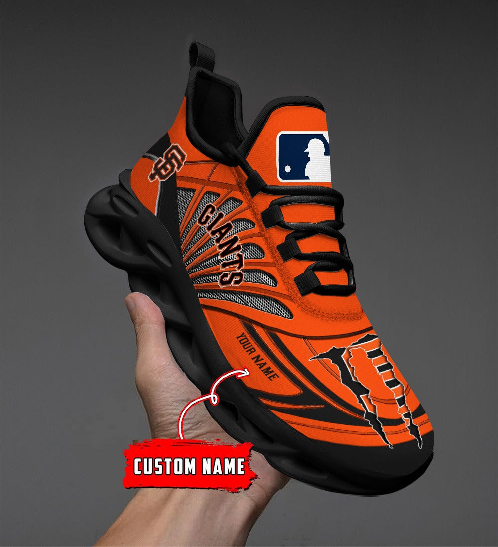 Ideafootwear San Francisco Giants MLB Max Soul Shoes Sneakers For Men And Women
