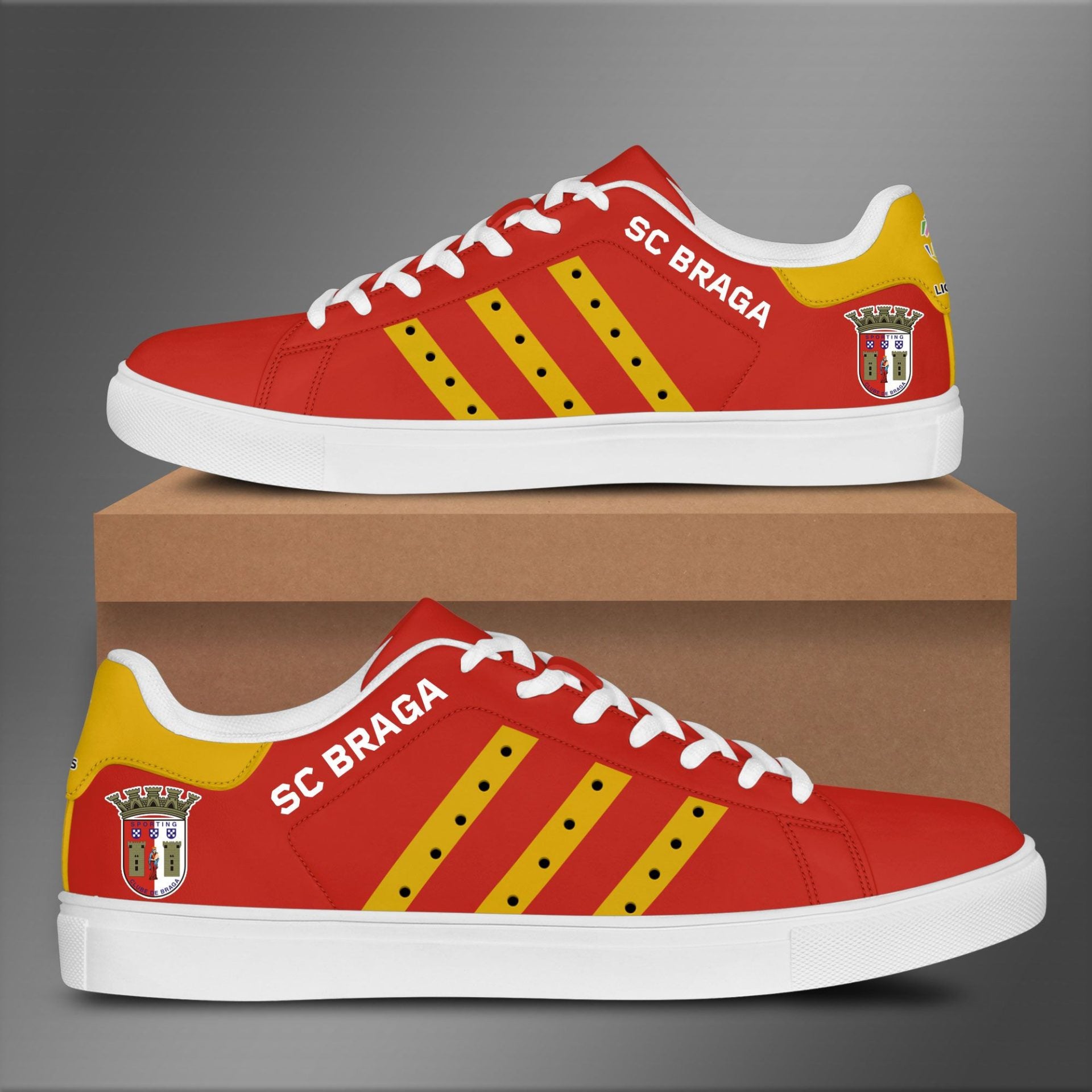 Ideafootwear SC Braga Skate Stan Shoes Sneakes For Men And Women