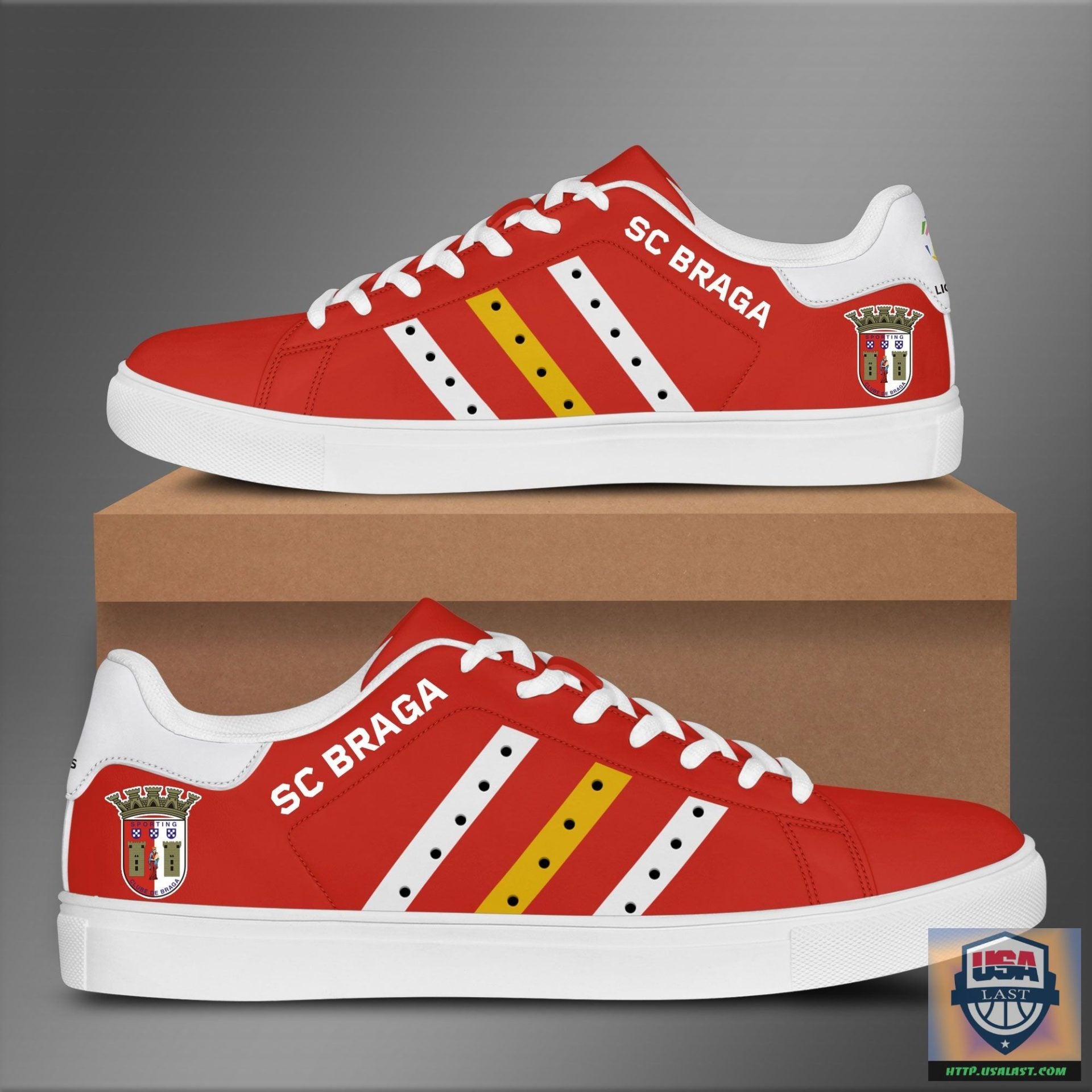 Ideafootwear SC Braga Skate Stan Shoes Sneakes For Men And Women