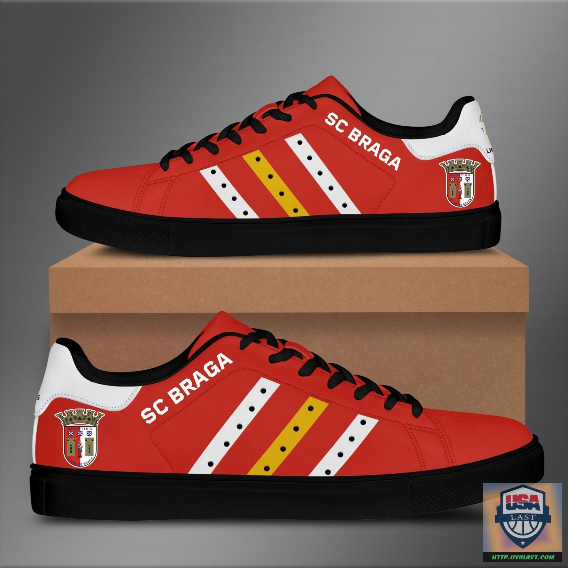 Ideafootwear SC Braga Skate Stan Shoes Sneakes For Men And Women