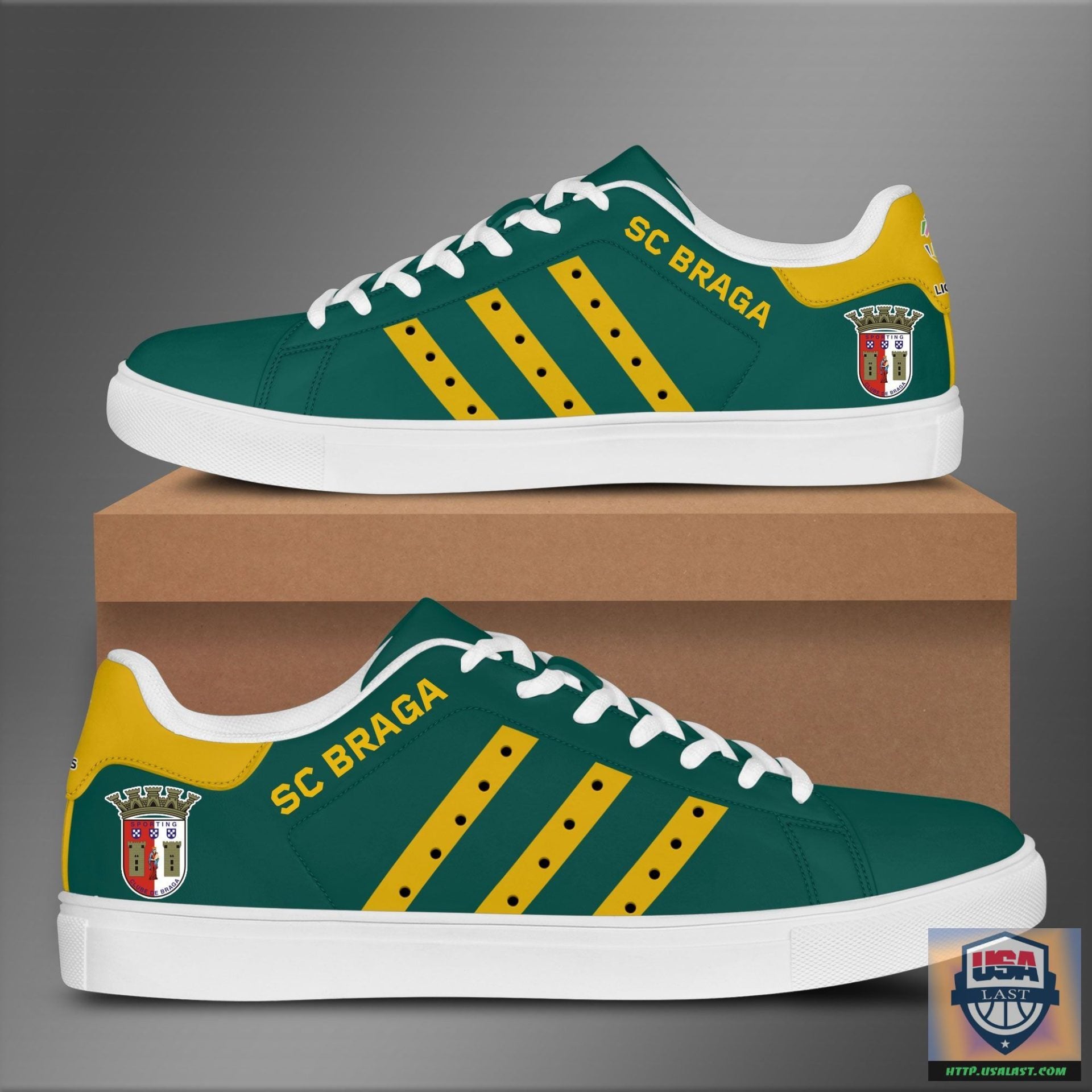 Ideafootwear SC Braga Skate Stan Shoes Sneakes For Men And Women