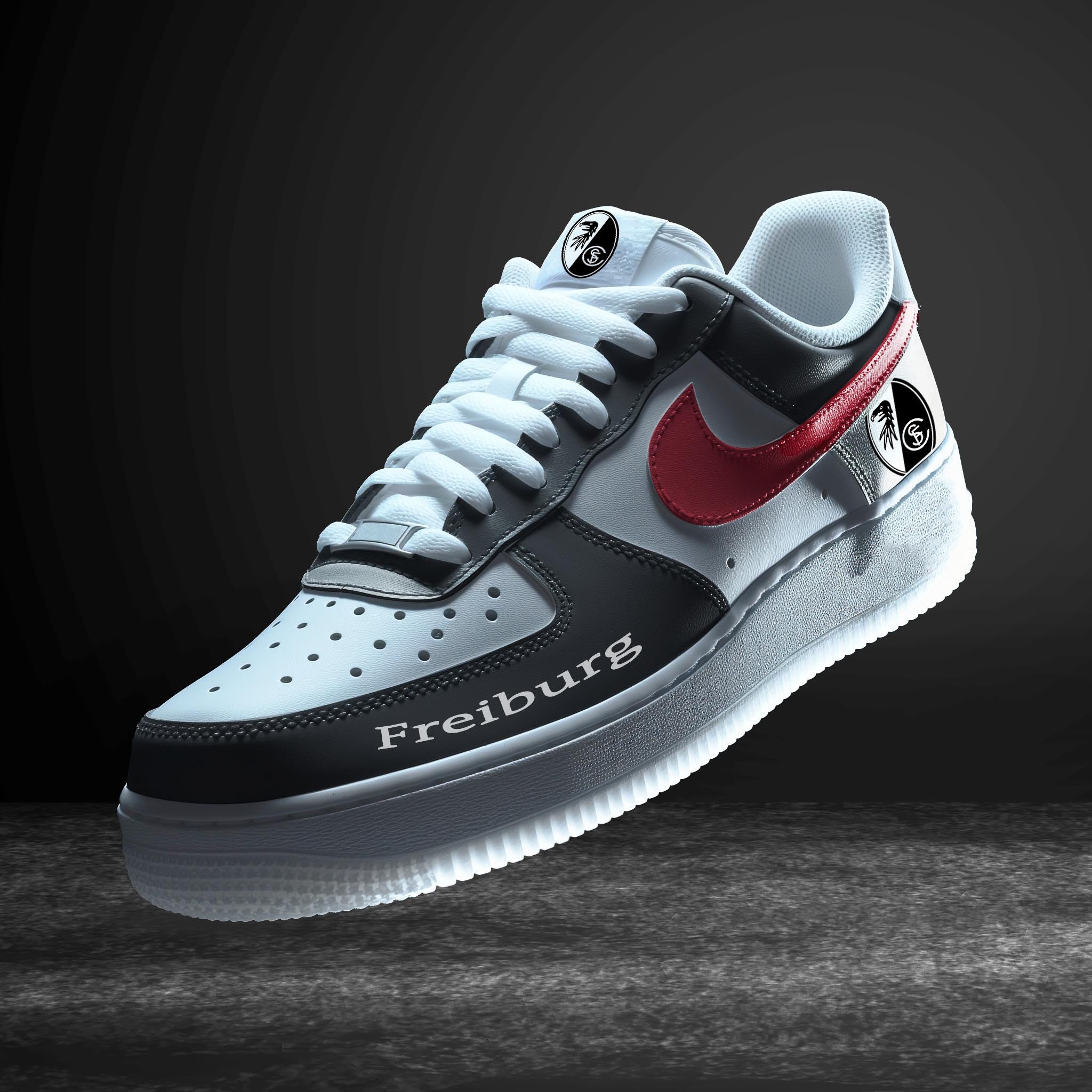 Ideafootwear SC Freiburg Bundesliga Air Low-Top Sneakers Shoes For Men And Women