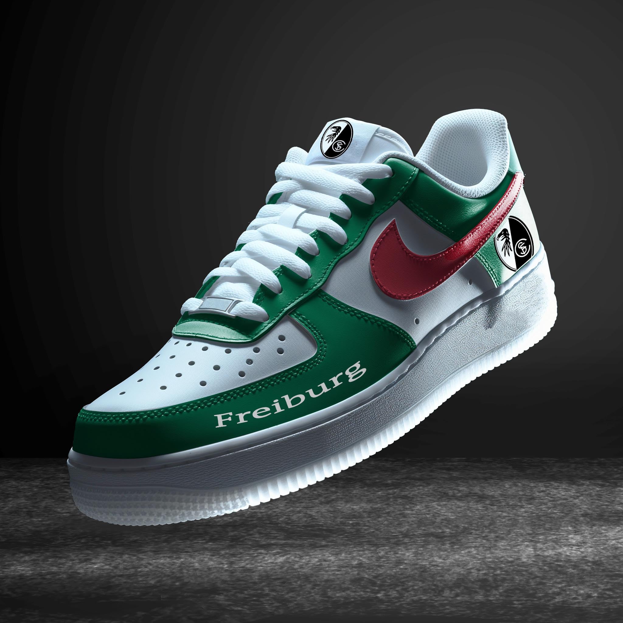Ideafootwear SC Freiburg Bundesliga Air Low-Top Sneakers Shoes For Men And Women