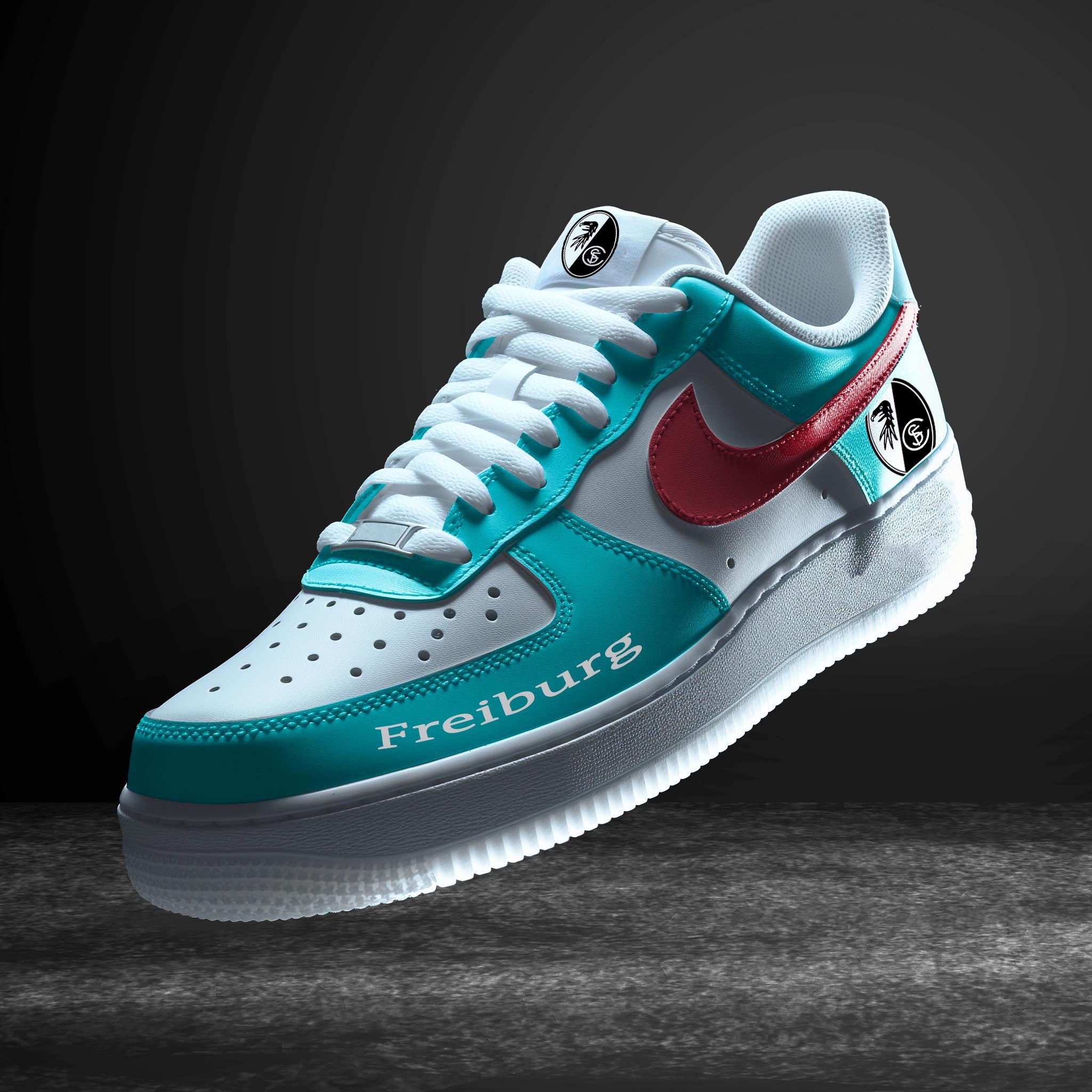 Ideafootwear SC Freiburg Bundesliga Air Low-Top Sneakers Shoes For Men And Women