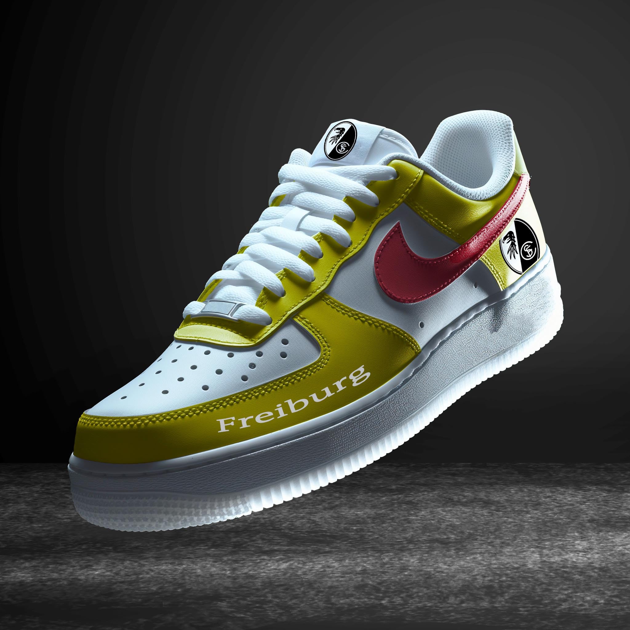 Ideafootwear SC Freiburg Bundesliga Air Low-Top Sneakers Shoes For Men And Women