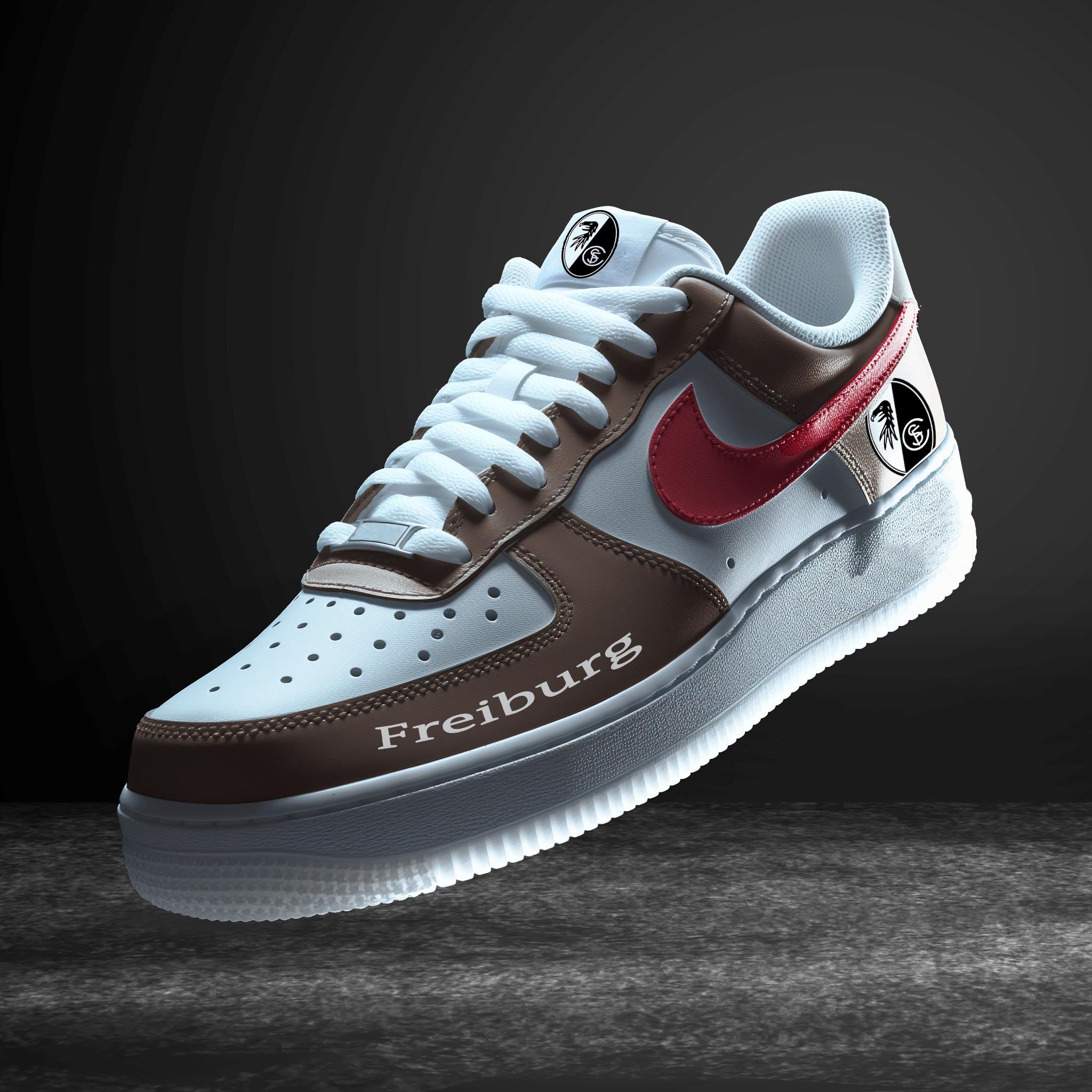 Ideafootwear SC Freiburg Bundesliga Air Low-Top Sneakers Shoes For Men And Women