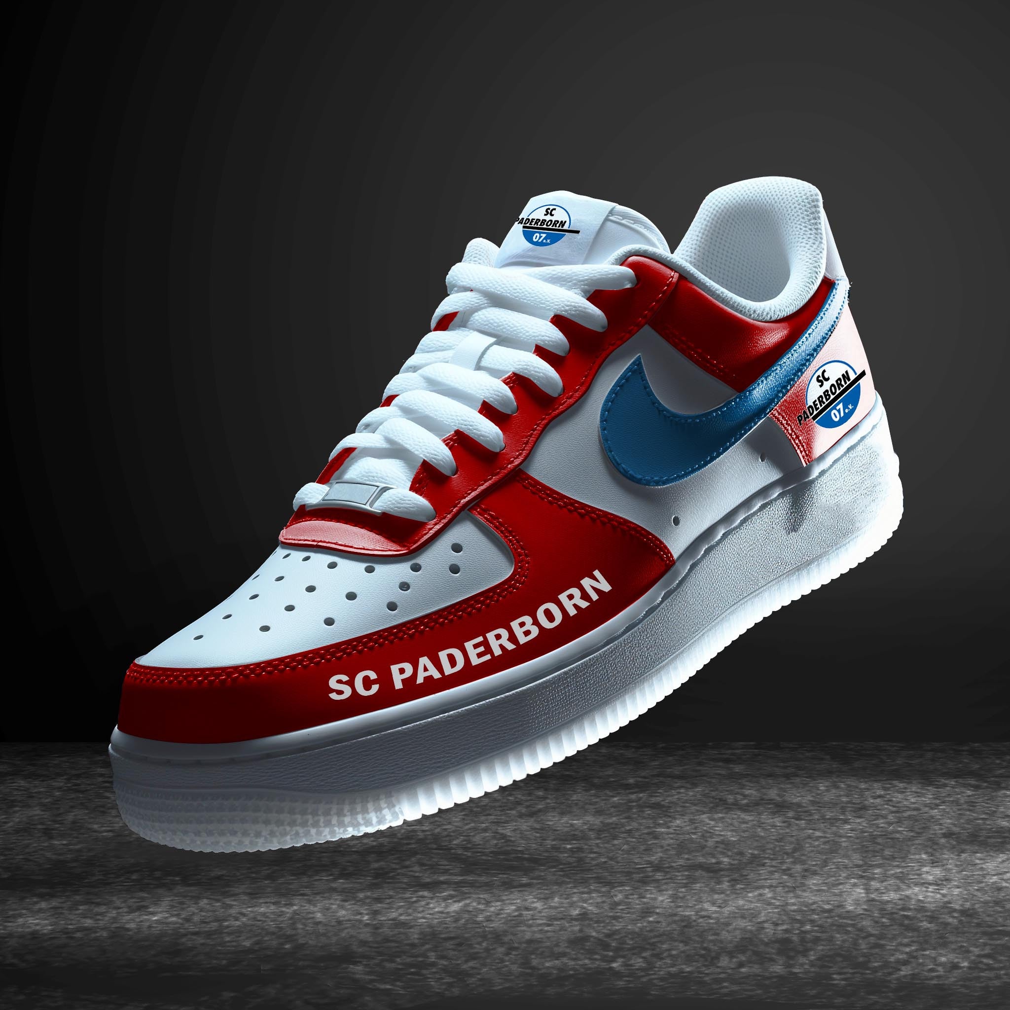 Ideafootwear SC Paderborn Bundesliga Air Low-Top Sneakers Shoes For Men And Women