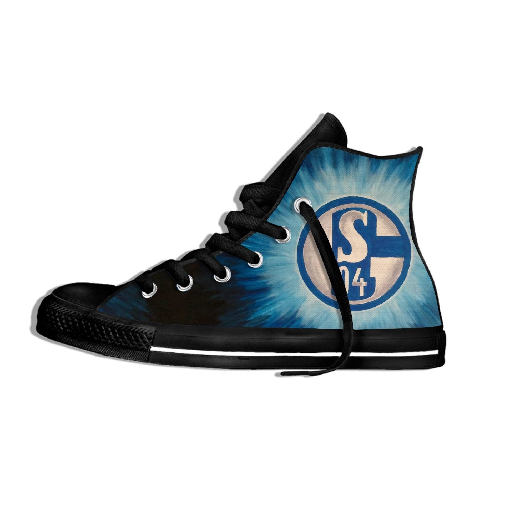 Ideafootwear Schalke High Top Canvas Sneakers Shoes For Men And Women