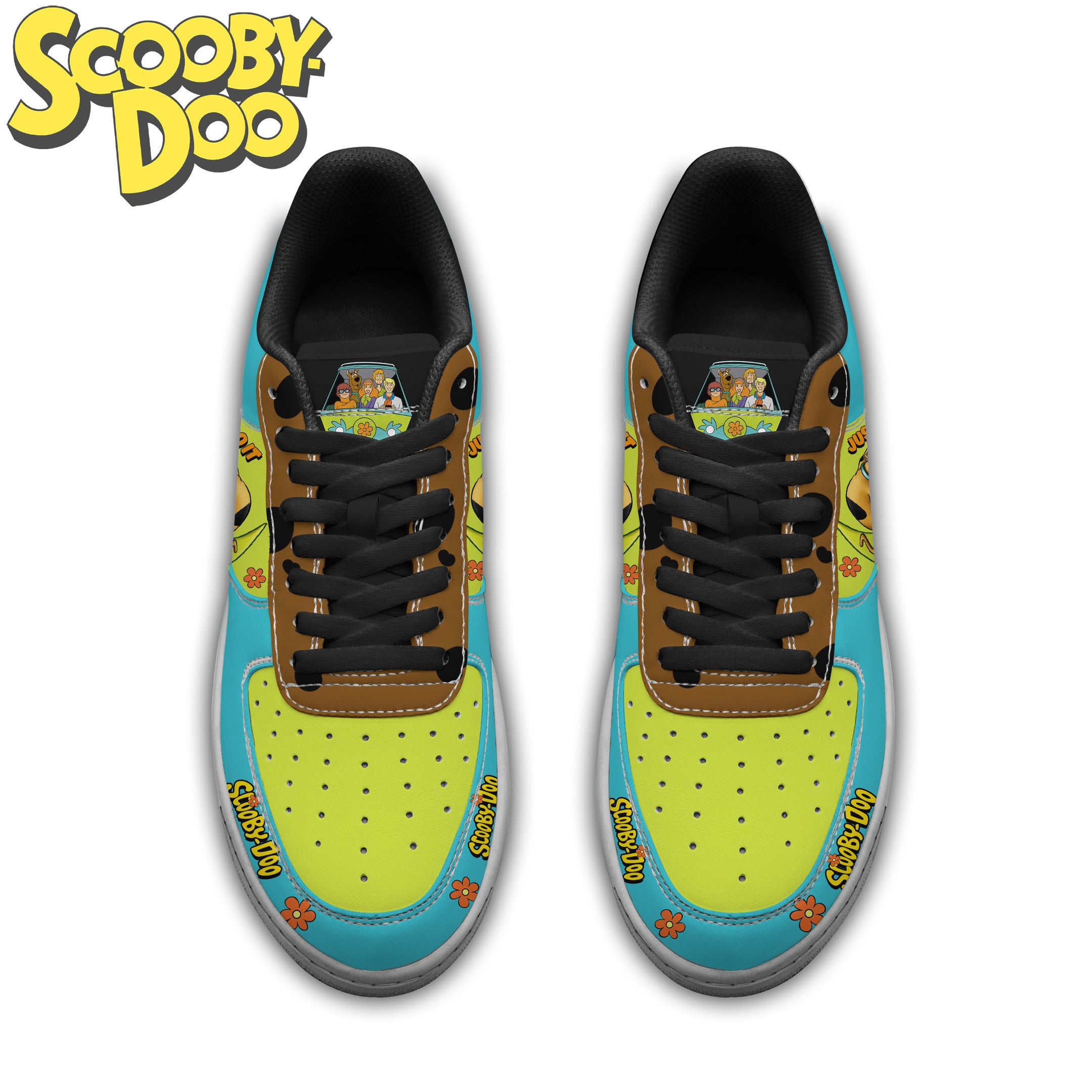 Ideafootwear Scooby-Doo Air Low-Top Sneakers Shoes For Men And Women