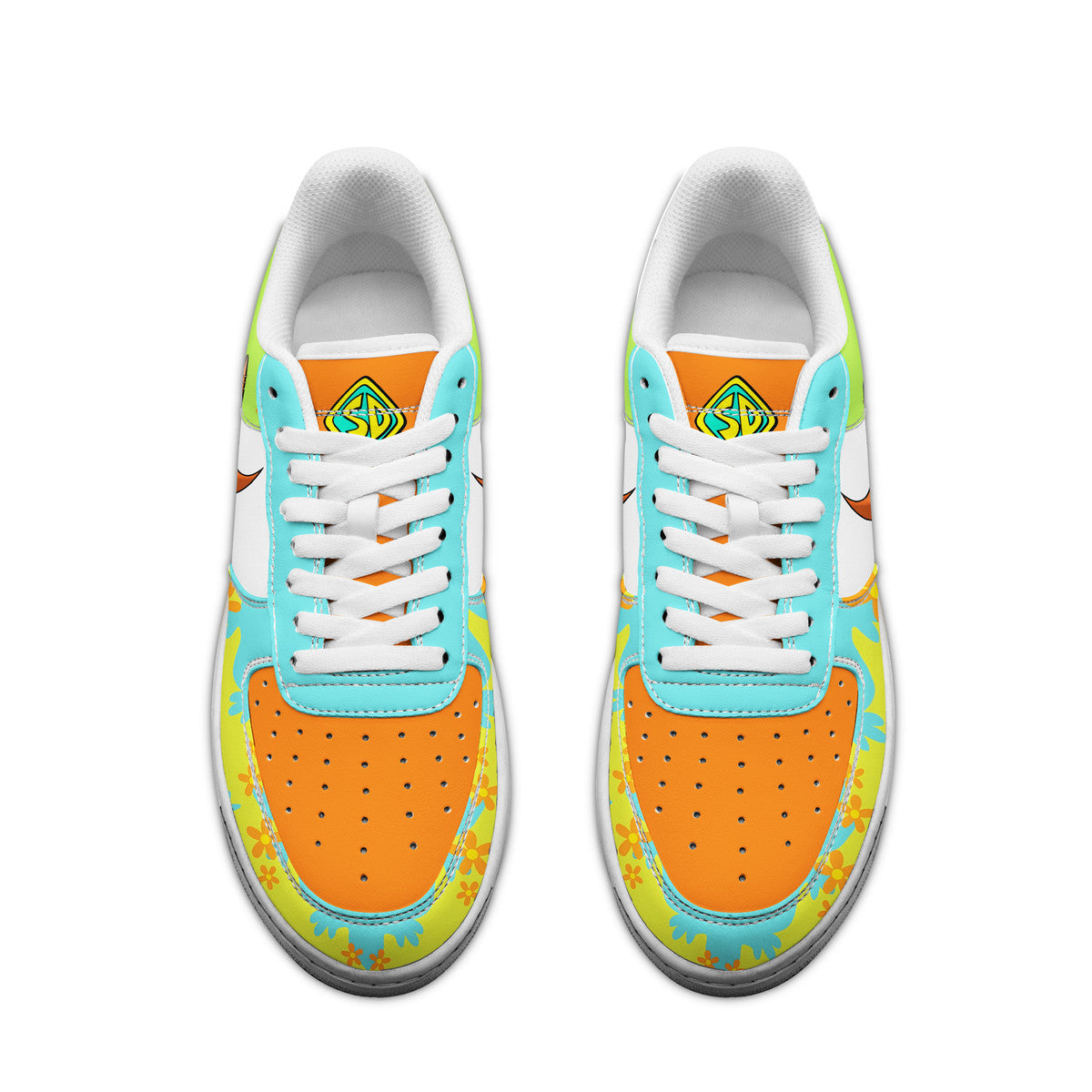 Ideafootwear Scooby-Doo Air Low-Top Sneakers Shoes For Men And Women