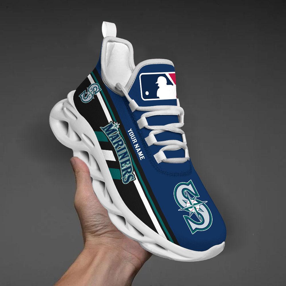 Ideafootwear Seattle Mariners Max Soul Shoes Sneakers For Men And Women
