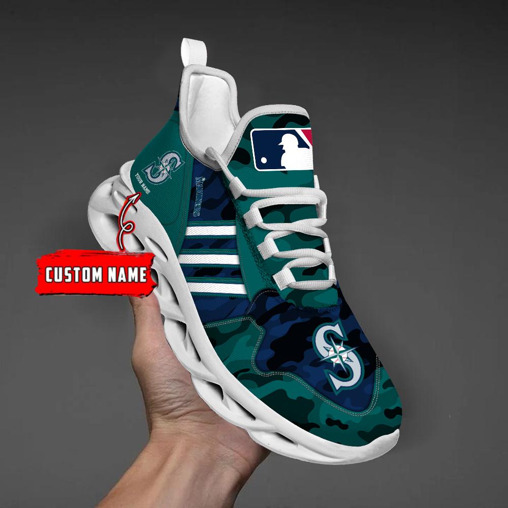 Ideafootwear Seattle Mariners Max Soul Shoes Sneakers For Men And Women