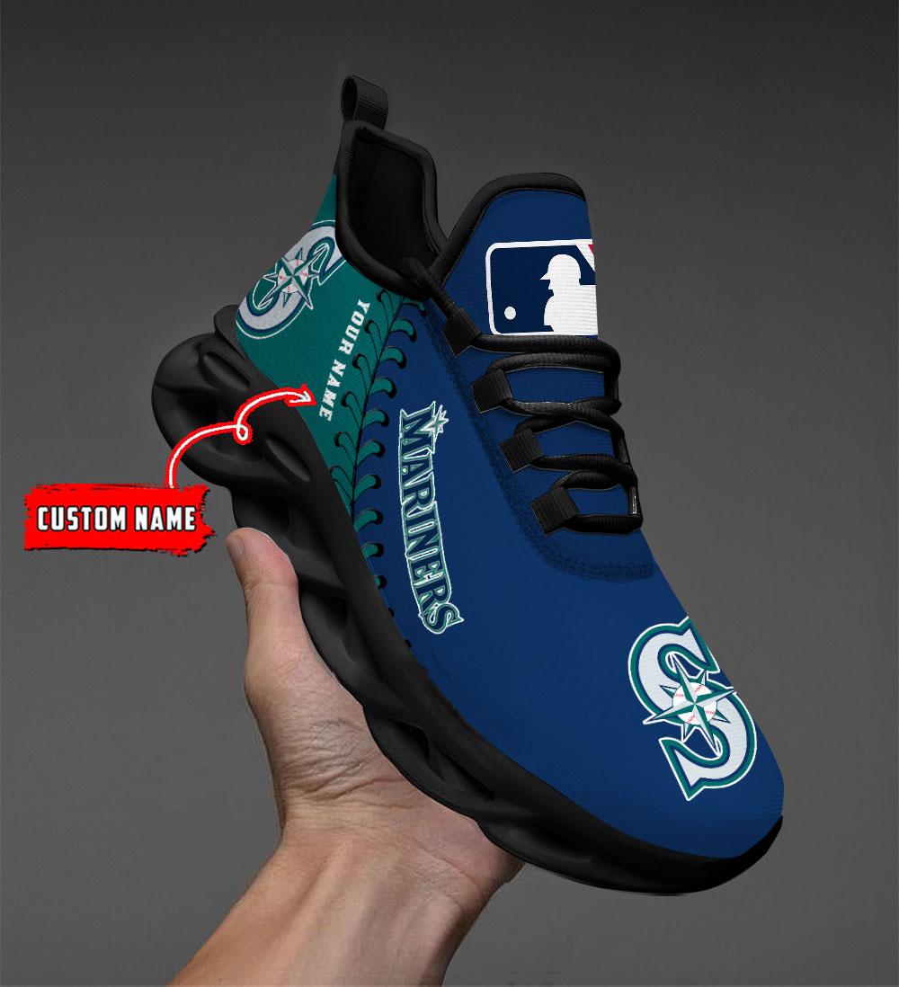 Ideafootwear Seattle Mariners Max Soul Shoes Sneakers For Men And Women