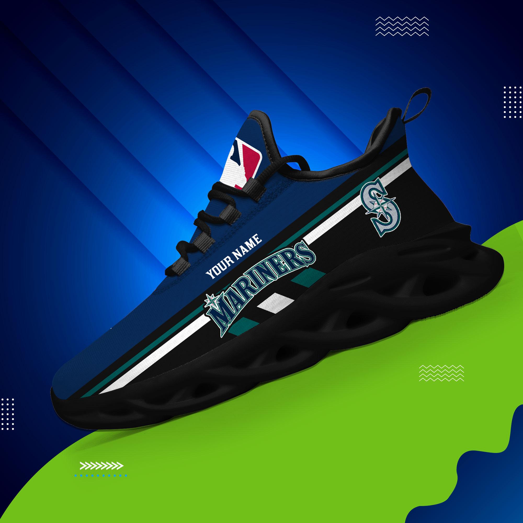 Ideafootwear Seattle Mariners Max Soul Shoes Sneakers For Men And Women