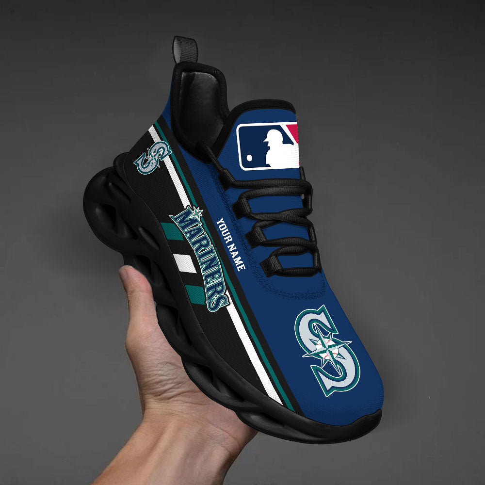 Ideafootwear Seattle Mariners Max Soul Shoes Sneakers For Men And Women