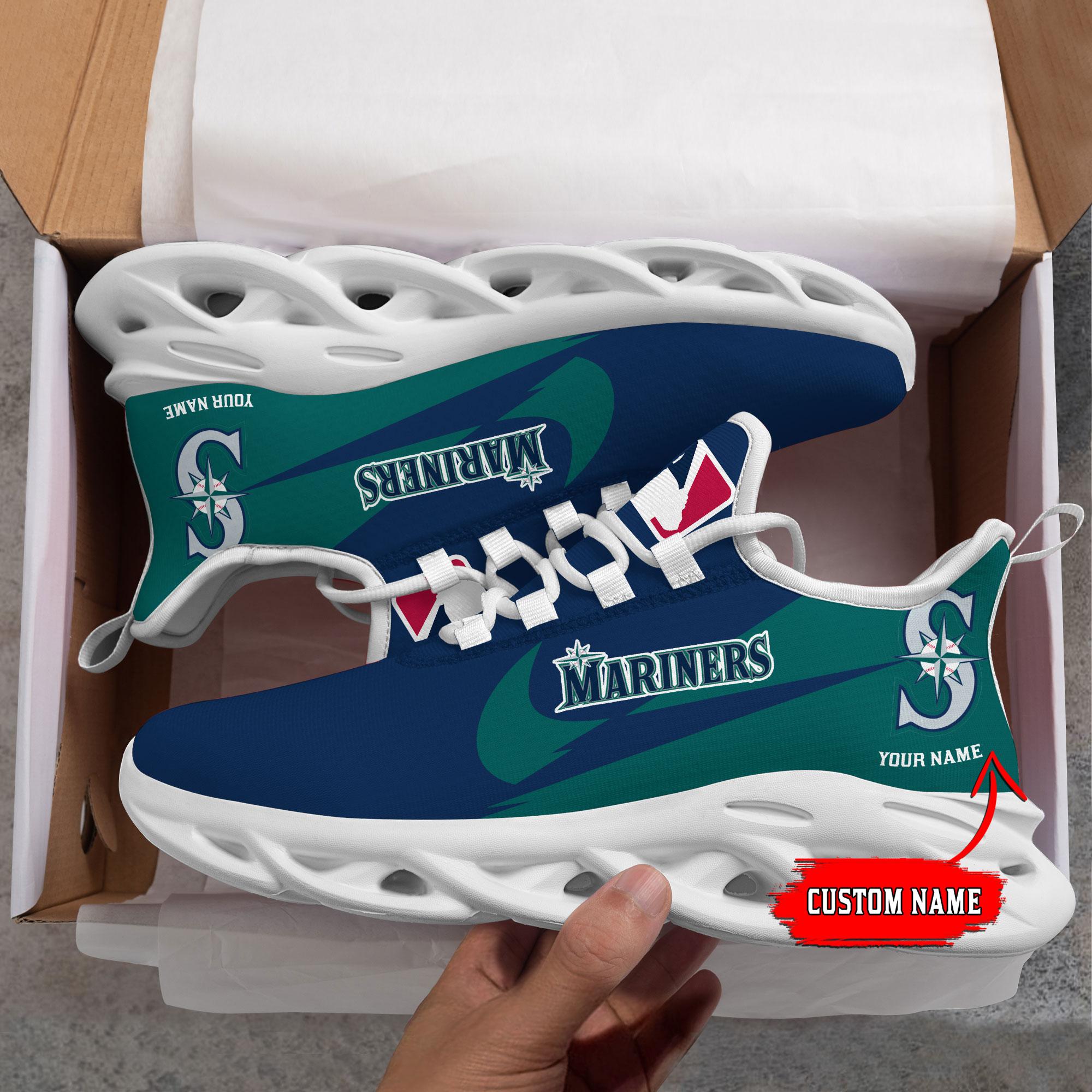 Ideafootwear Seattle Mariners Max Soul Shoes Sneakers For Men And Women