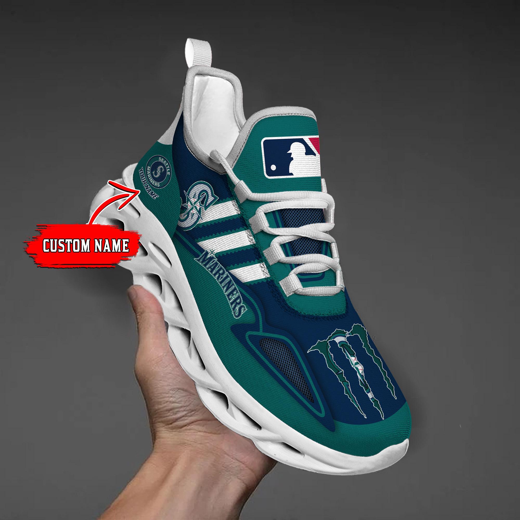 Ideafootwear Seattle Mariners Max Soul Shoes Sneakers For Men And Women