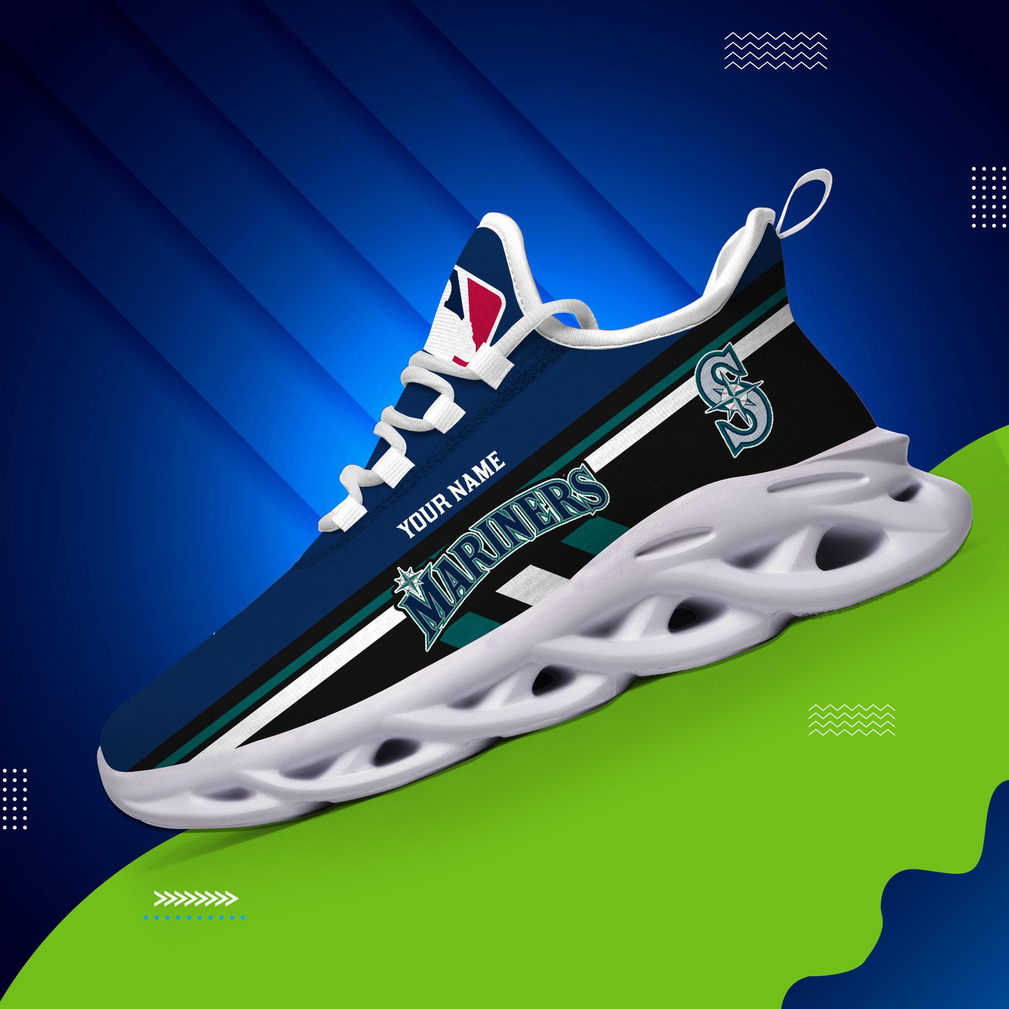 Ideafootwear Seattle Mariners Max Soul Shoes Sneakers For Men And Women