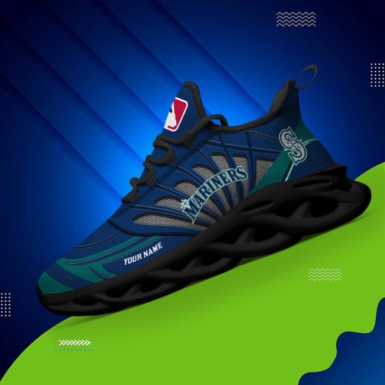 Ideafootwear Seattle Mariners Max Soul Shoes Sneakers For Men And Women