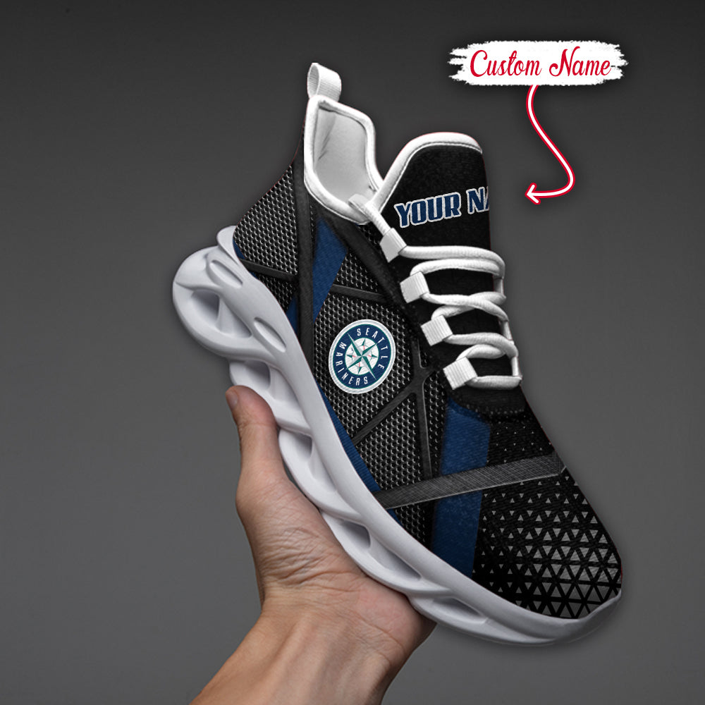 Ideafootwear Seattle Mariners MLB Max Soul Shoes Sneakers For Men And Women