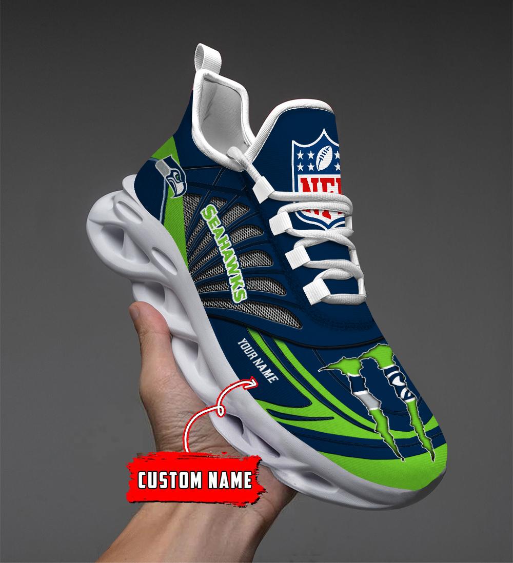 Ideafootwear Seattle Seahawks Max Soul Shoes Sneakers For Men And Women