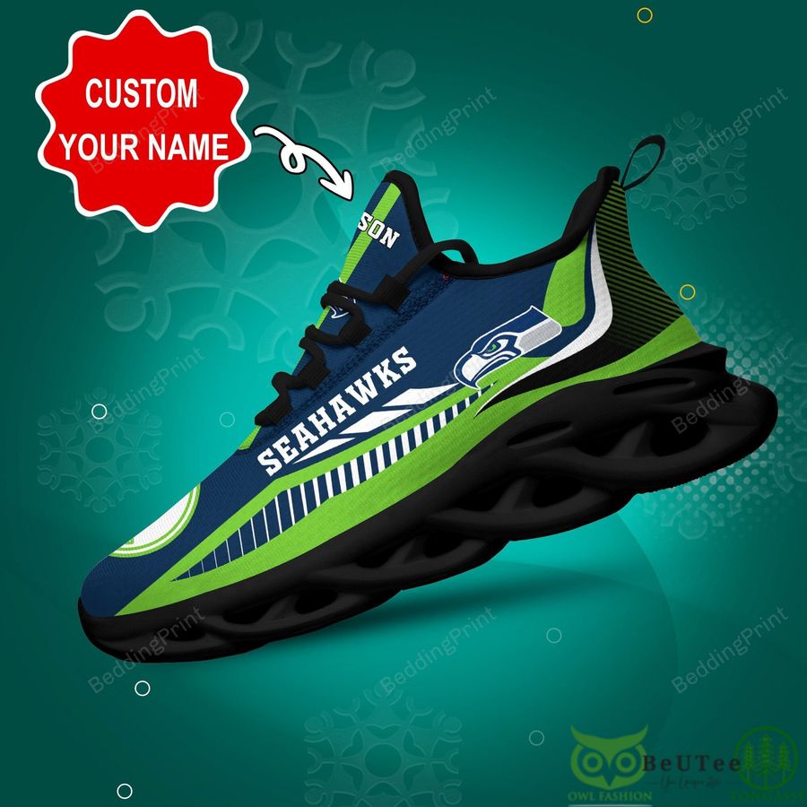 Ideafootwear Seattle Seahawks Max Soul Shoes Sneakers For Men And Women