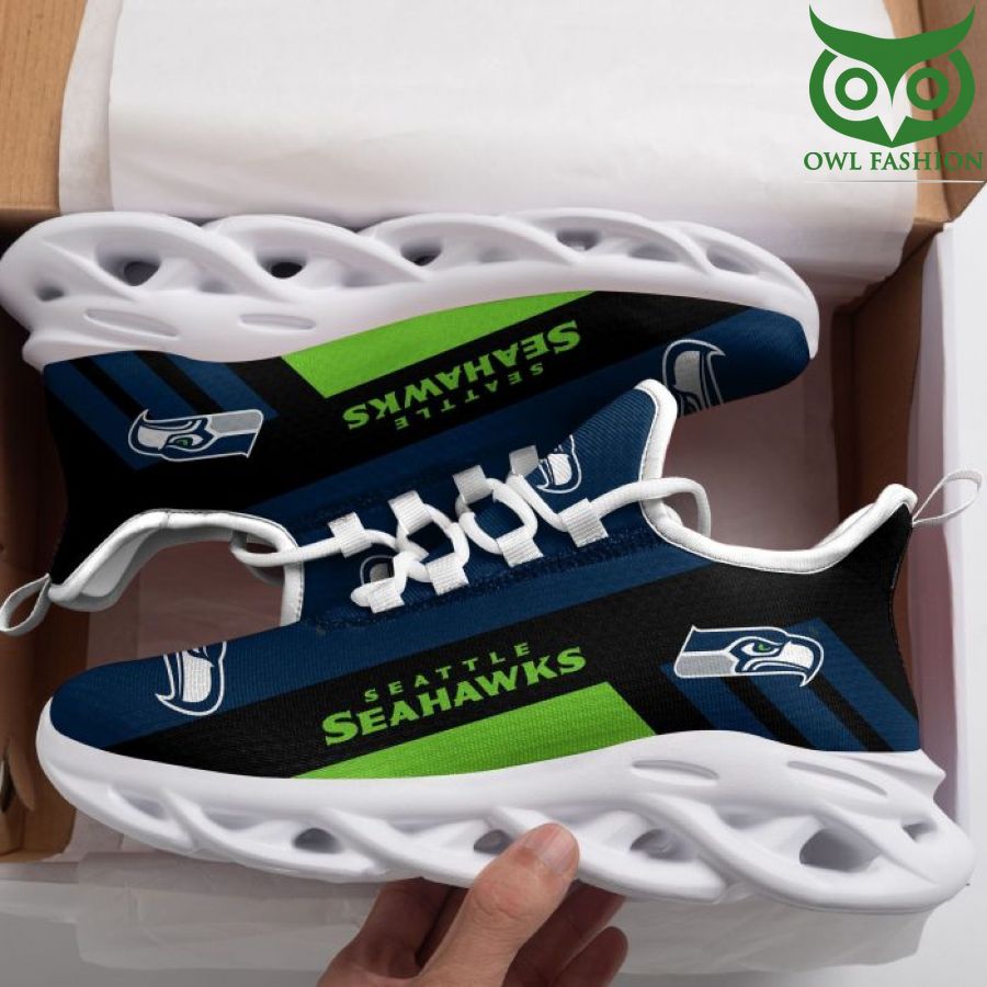 Ideafootwear Seattle Seahawks Max Soul Shoes Sneakers For Men And Women