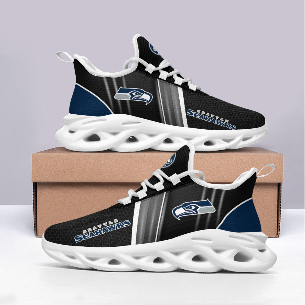 Ideafootwear Seattle Seahawks NFL Max Soul Shoes Sneakers For Men And Women