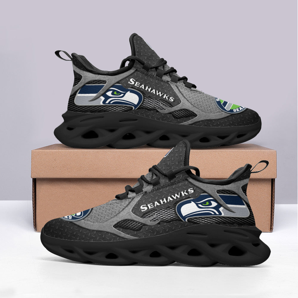 Ideafootwear Seattle Seahawks NFL Max Soul Shoes Sneakers For Men And Women