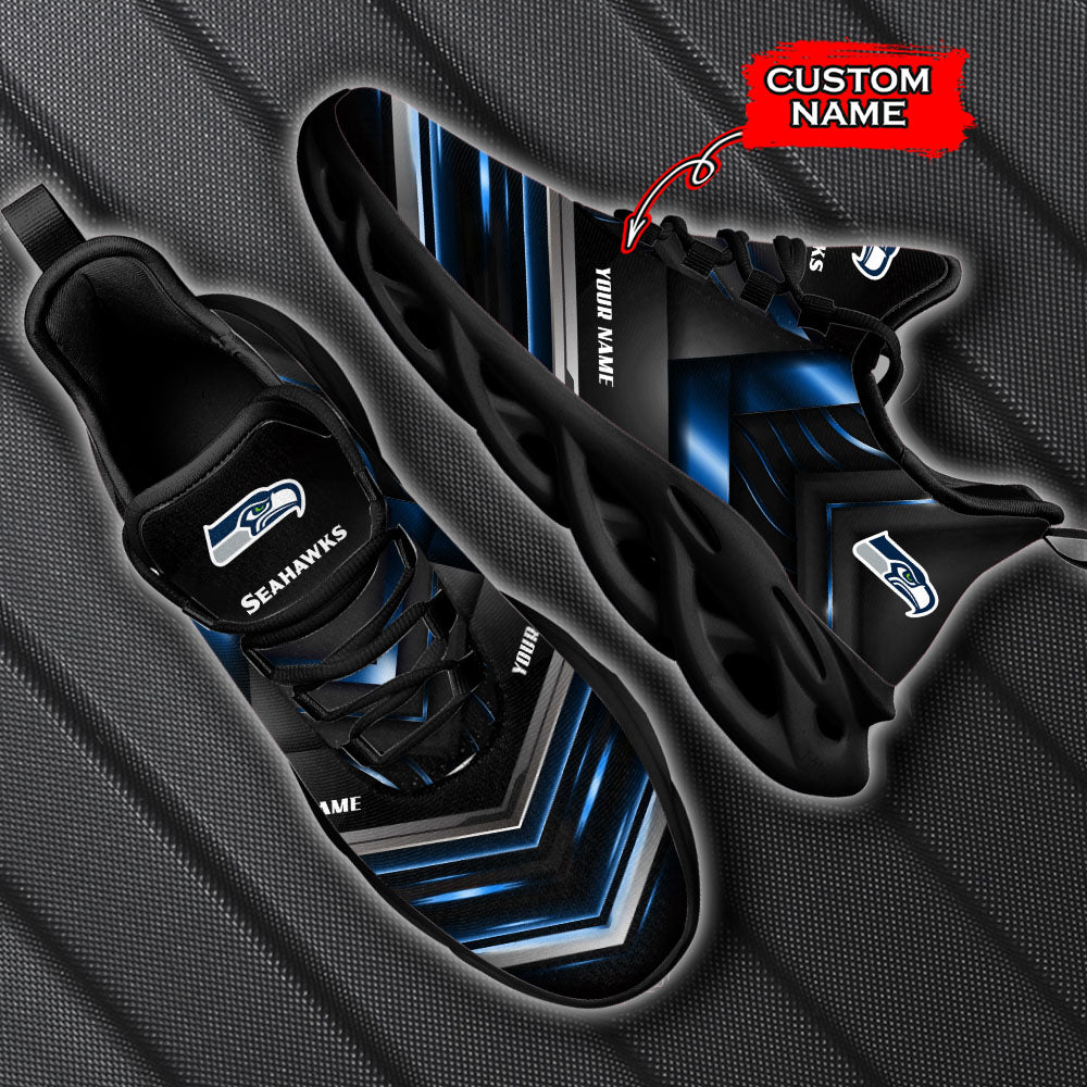 Ideafootwear Seattle Seahawks NFL Max Soul Shoes Sneakers For Men And Women
