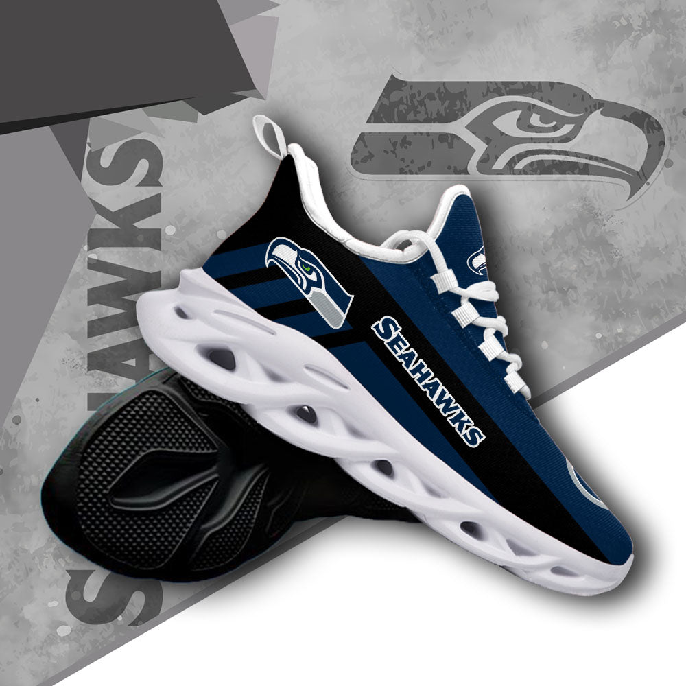 Ideafootwear Seattle Seahawks NFL Max Soul Shoes Sneakers For Men And Women