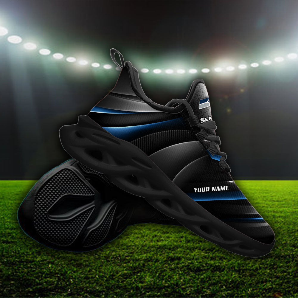 Ideafootwear Seattle Seahawks NFL Max Soul Shoes Sneakers For Men And Women