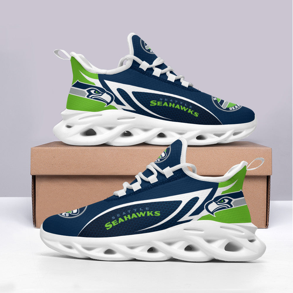 Ideafootwear Seattle Seahawks NFL Max Soul Shoes Sneakers For Men And Women