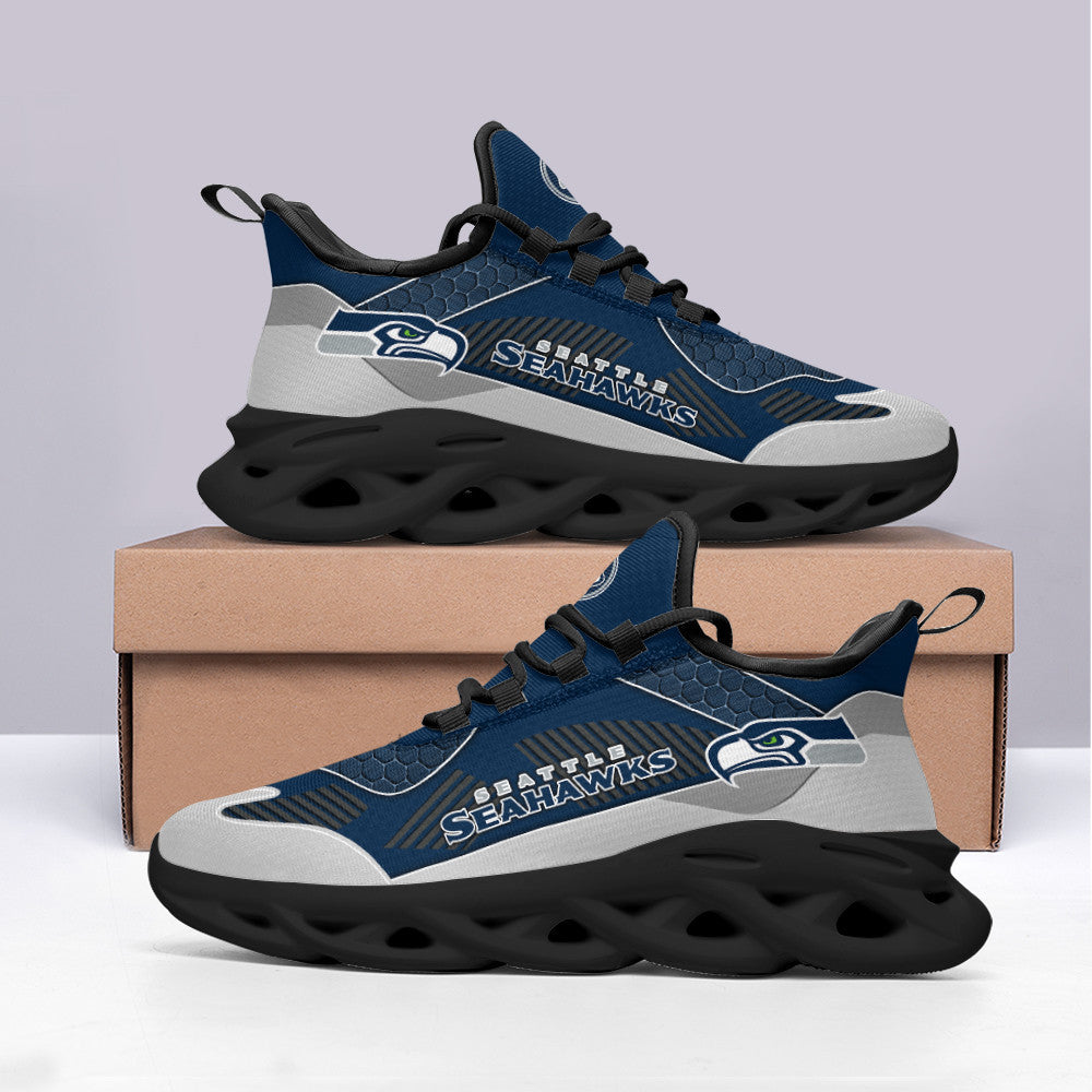 Ideafootwear Seattle Seahawks NFL Max Soul Shoes Sneakers For Men And Women