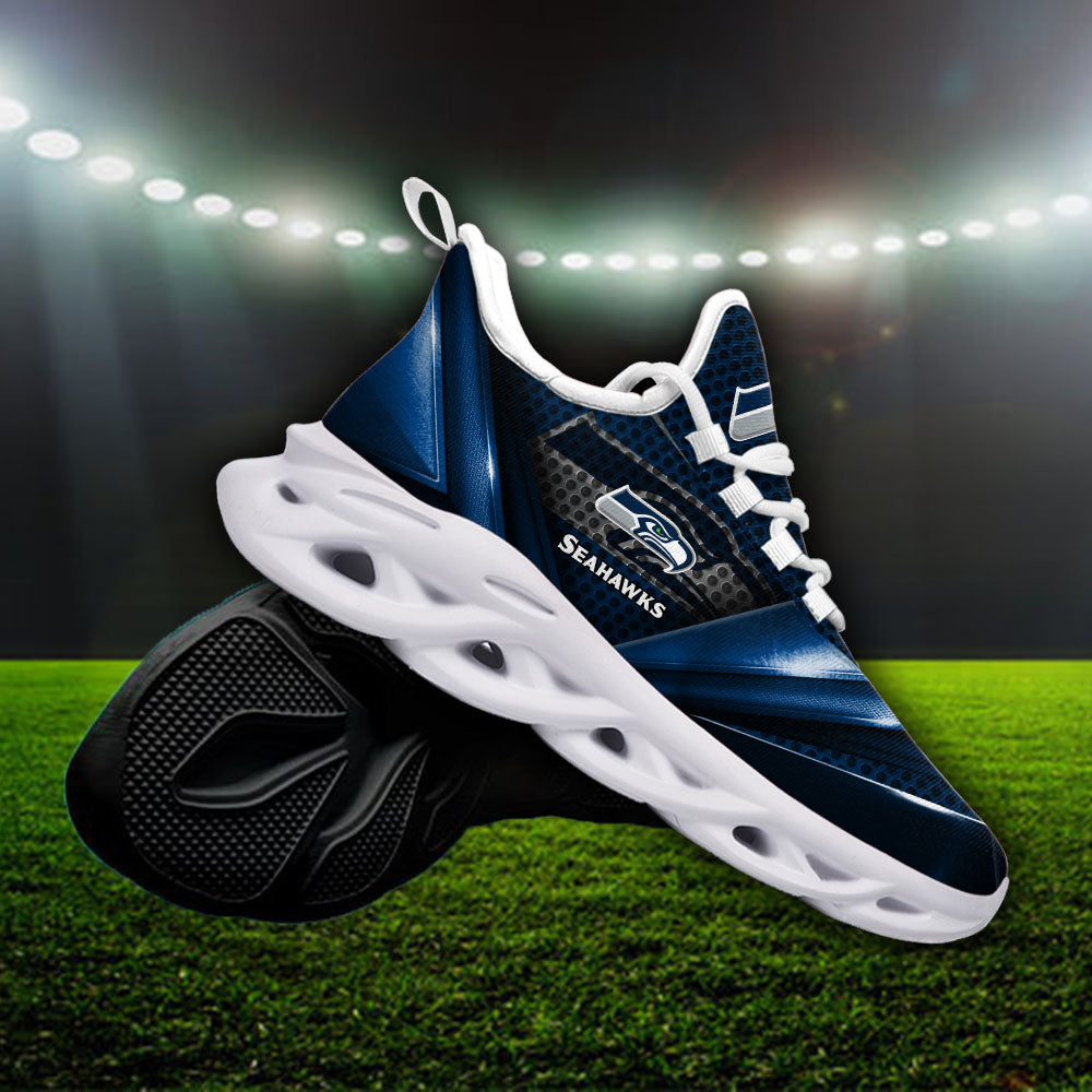 Ideafootwear Seattle Seahawks NFL Max Soul Shoes Sneakers For Men And Women